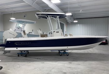 2022 Robalo 246 Cayman Biscayne Blue/White Boat